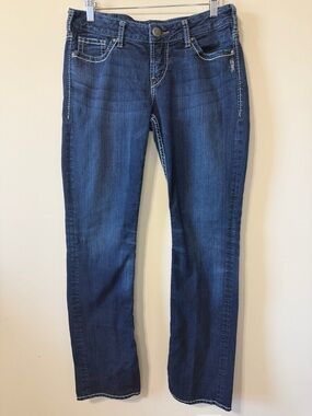 Silver Jeans Co. Berkley Medium Wash Straight Jeans Size W31/L32